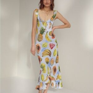 Aritzia Wilfred Donna Fruit Dress XS
